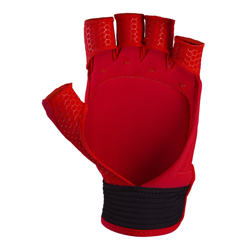 Grays Touch Guantes Hockey Gloves Rojo y Negro